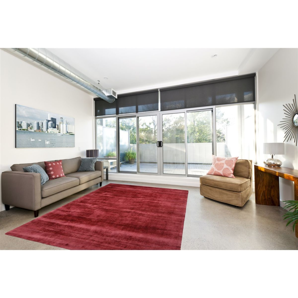 Kurzflorteppich „Luxury 110“ Violett, 160x230cm Bild 5