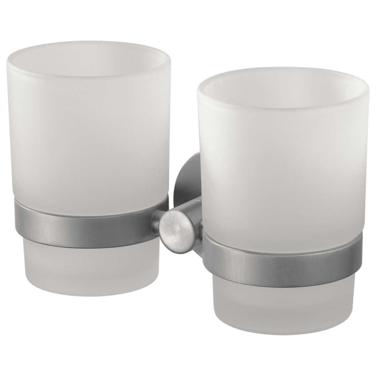 Haceka  Kosmos Becherhalter doppelt Glas Gebürstet