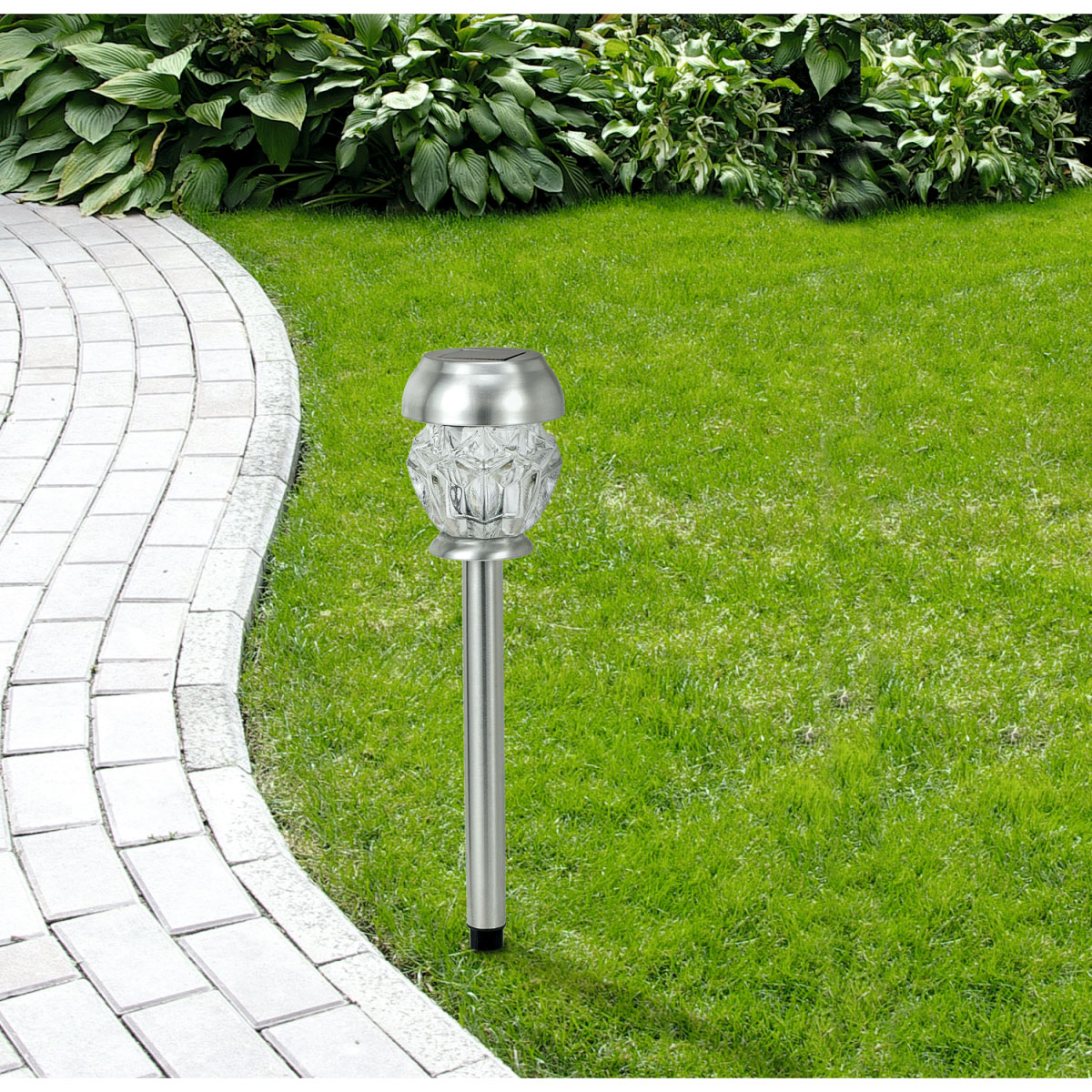 Flector Garten LED-Solarleuchte Diamant warmweiß