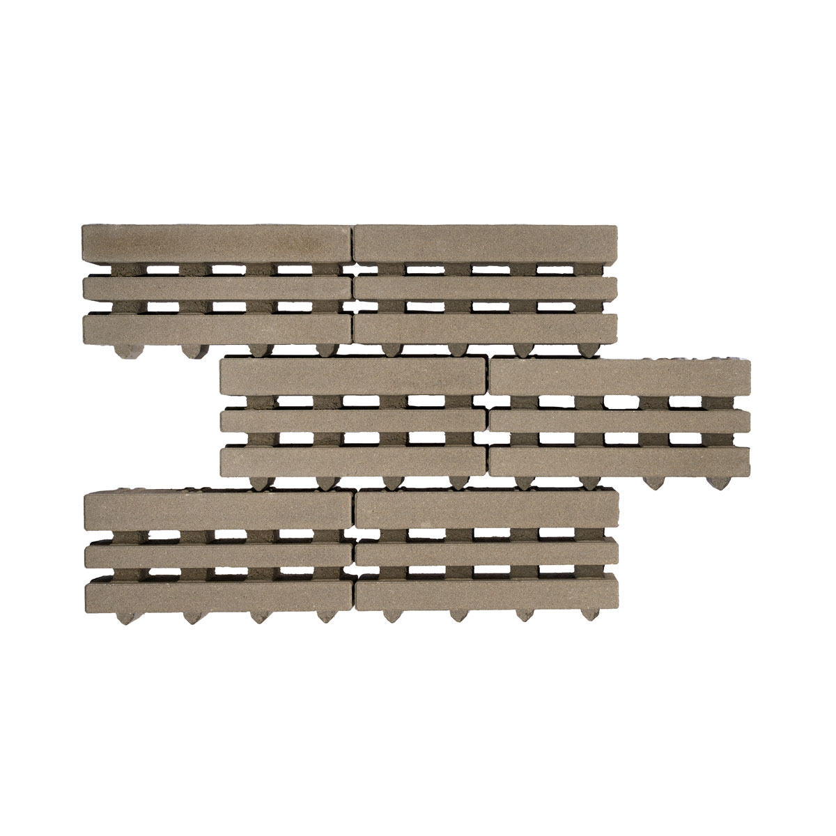 Lusit  ECO City40x20x8 cm, Grau mit Microfase Bild 3