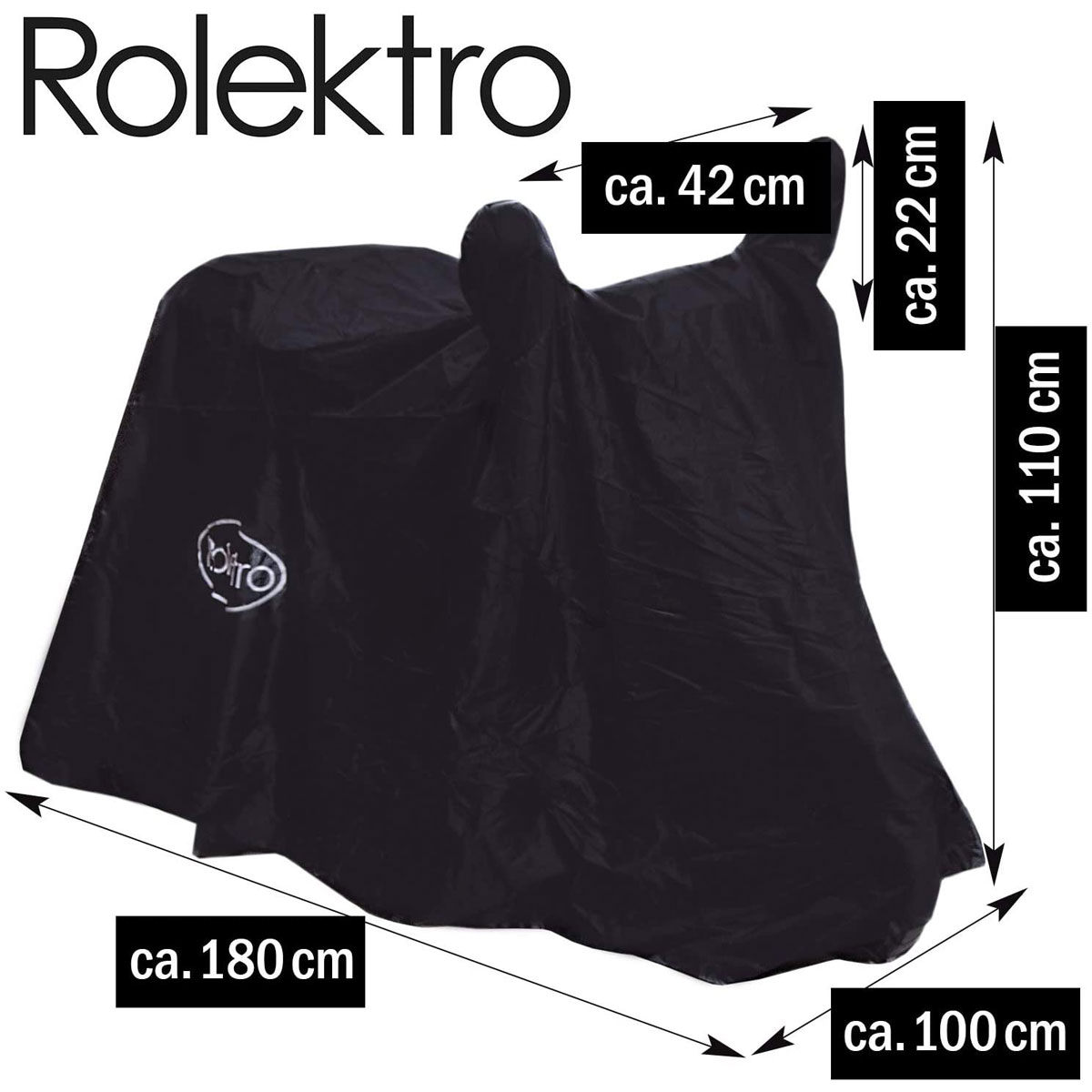 Rolektro Abdeckhülle für Trike Quad Krankenfahrstühle mit Logo Bild 3