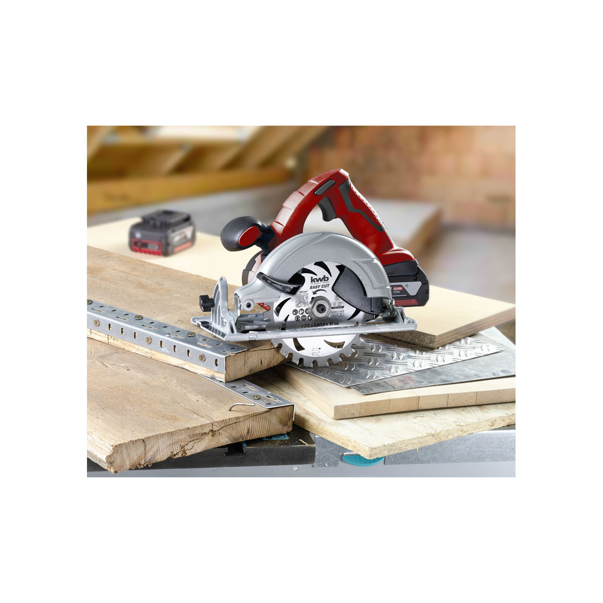 kwb  Dünnschnitt-Kreissägeblatt Easy Cut Durchmesser 215 x 30 mm Bild 3