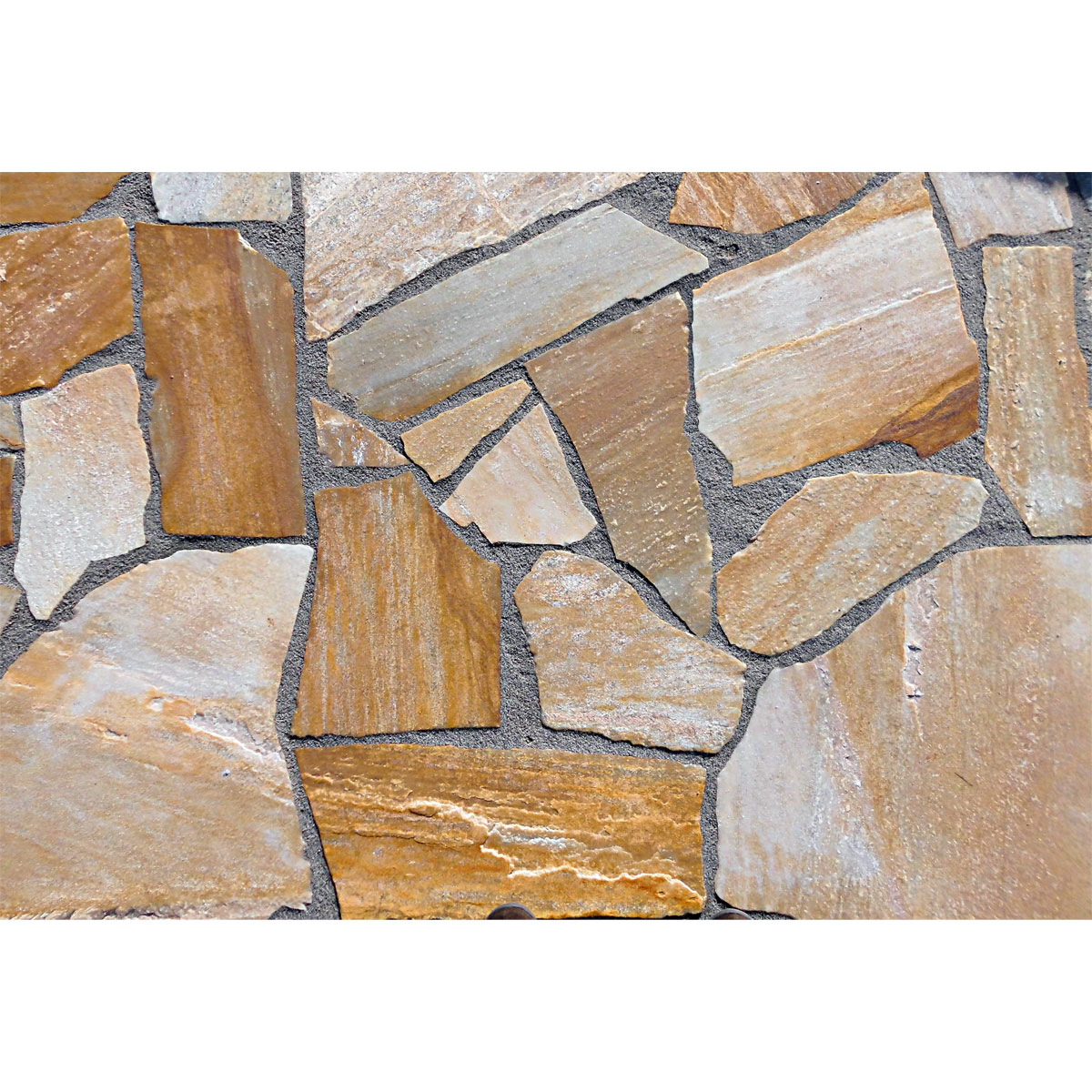 Polygonalplatte Rio Yellow 1,3-2,5 cm Bild 2