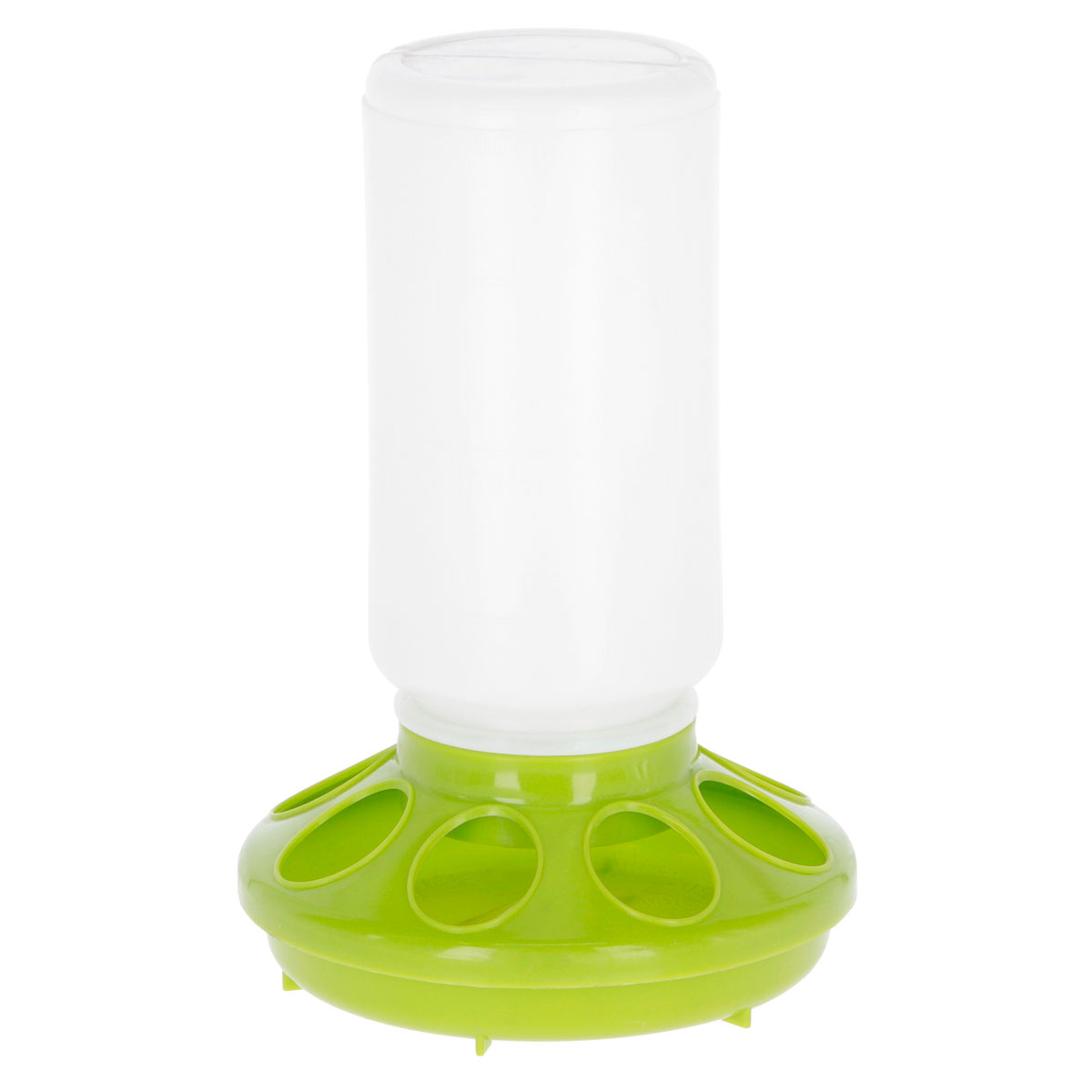 Wachtel-Futterautomat 1000 ml hellgrün/weiss