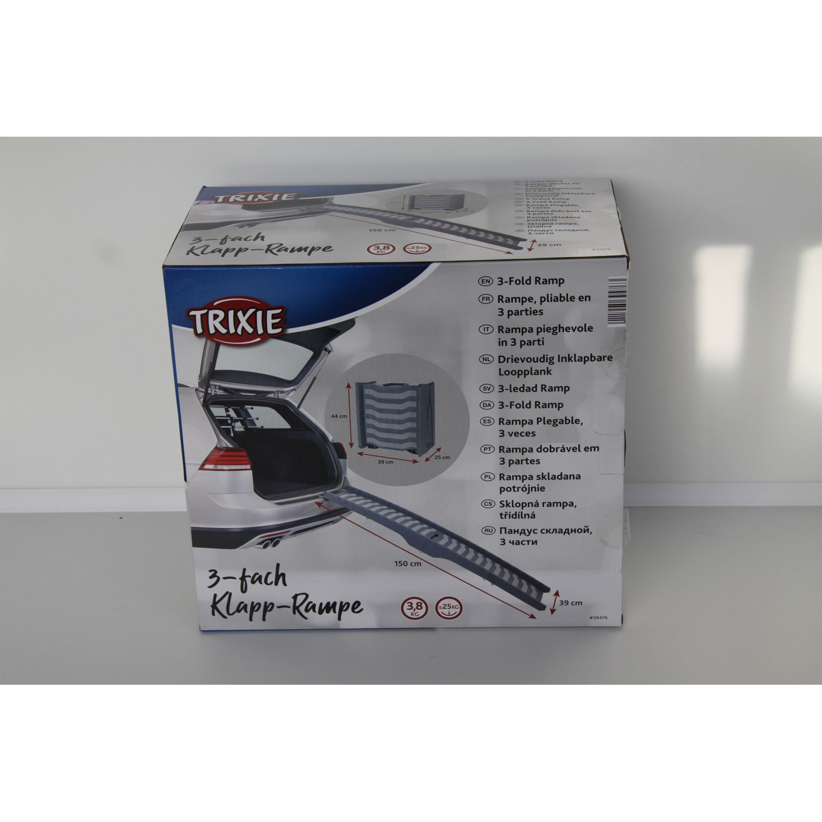 Trixie Klapp-Rampe 3-fach klappbar grau Bild 4