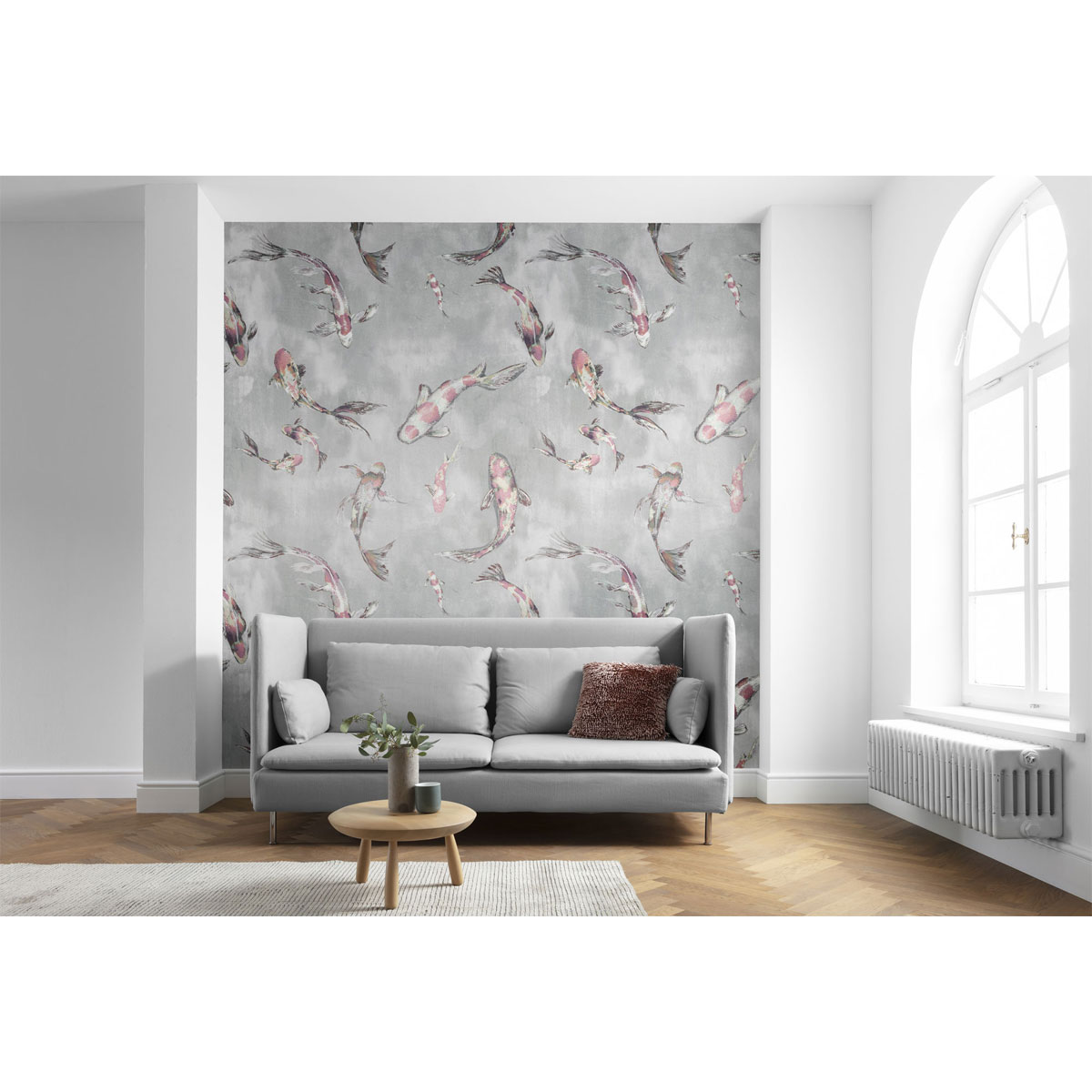 Komar  Vlies Fototapete Koi 300x280 cm