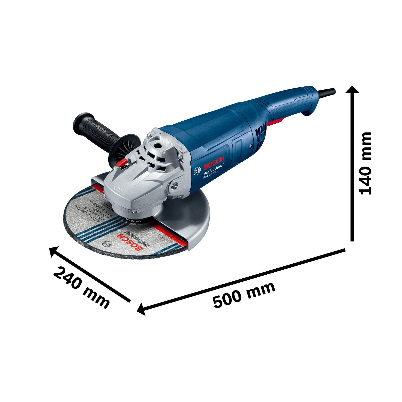 Bosch Professional  Winkelschleifer GWS 20-230 J Bild 2