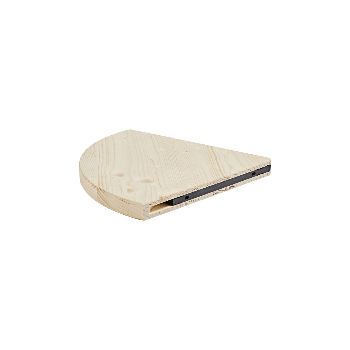 Dolle Design-Eckboden 300 x 300 x 22 mm Astkiefer