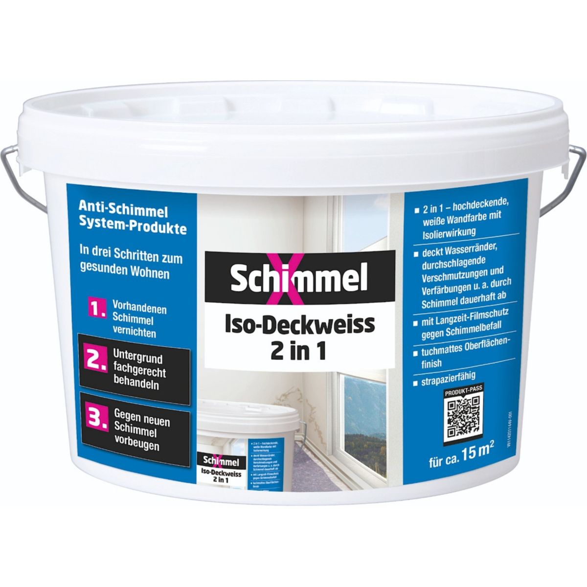 SchimmelX Iso-Deckweiss 2in1  2,5L
