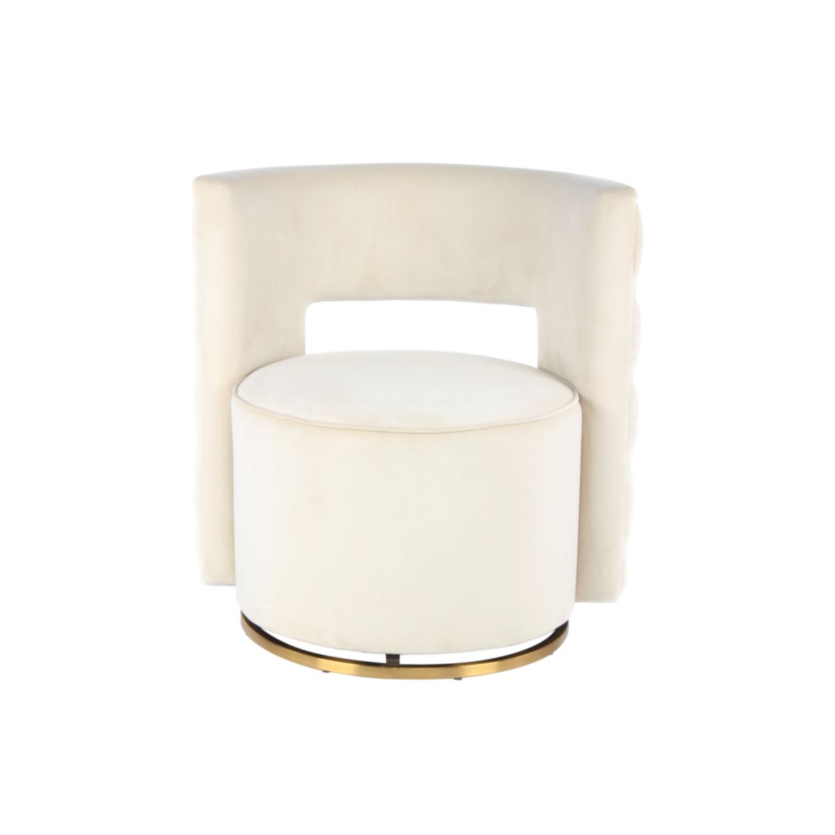 Sessel Drehsessel Beverly 125 creme gold Bild 2
