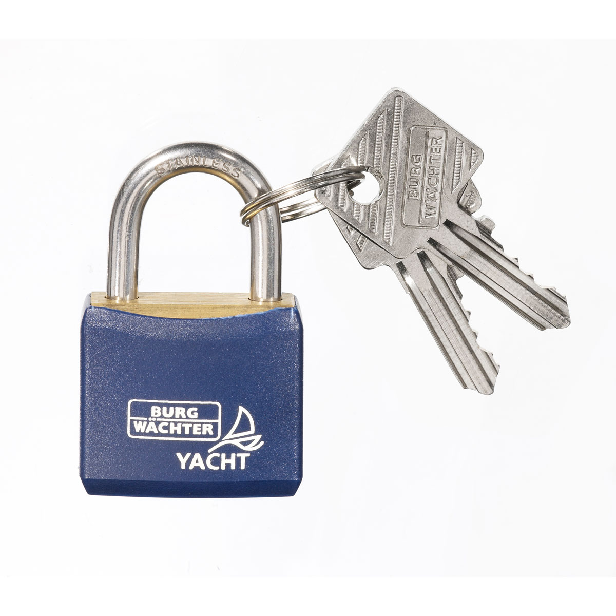 Burg Wächter Zylinder-Vorhängeschloss 460 Ni 51,1 30 x 51,1 x 16,2 blau