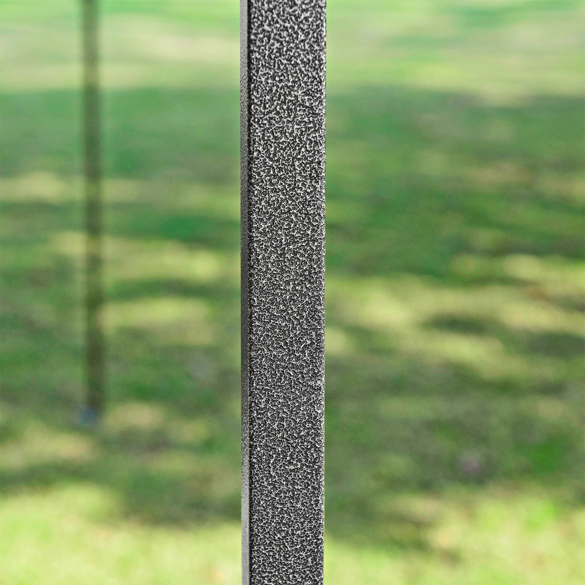 Haveson Faltpavillon LxBxH 367 x 366 x 340 cm Farbe grau Stahlrahmen Überzug aus Polyester Bild 3