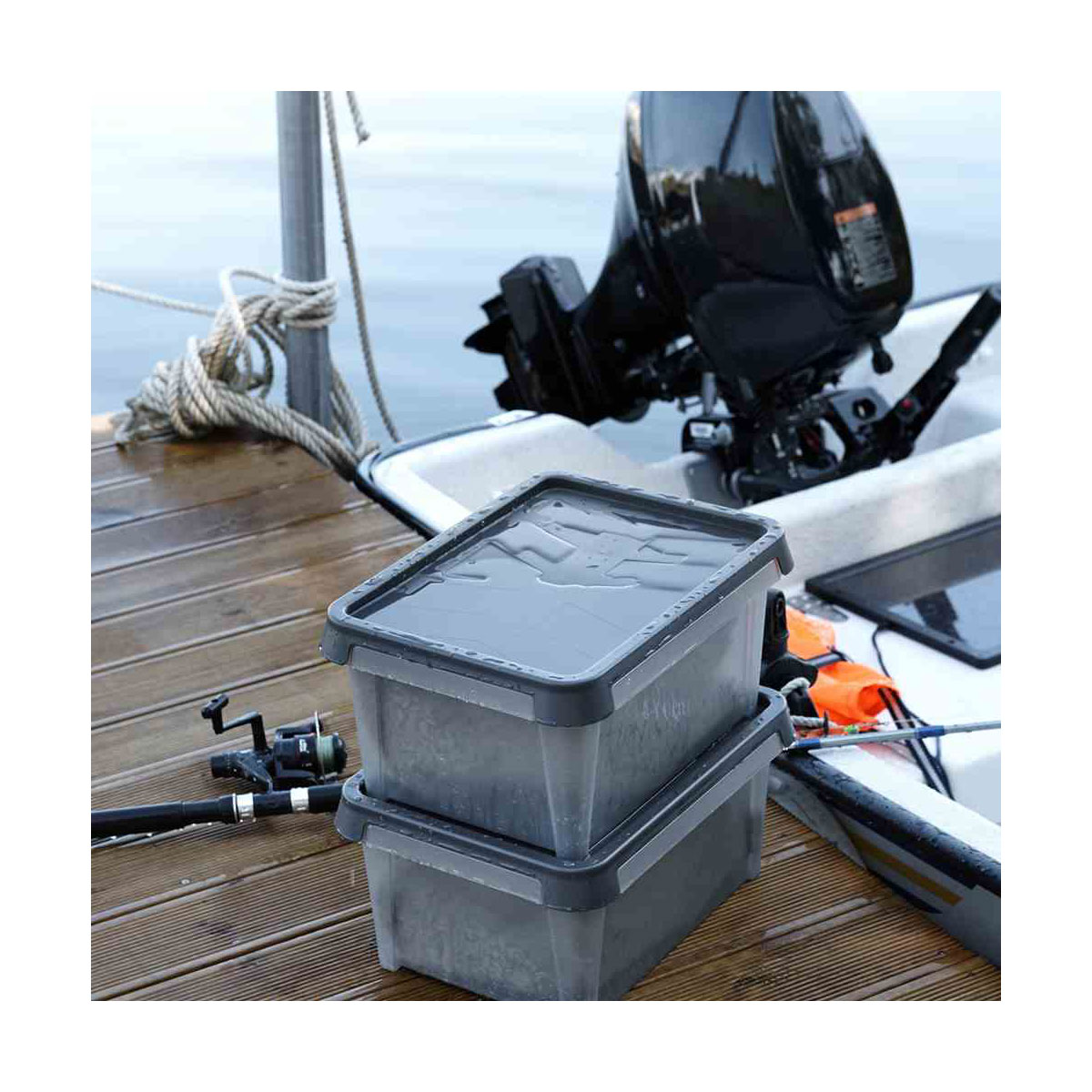 Box wasserdicht 33 l grau Bild 3