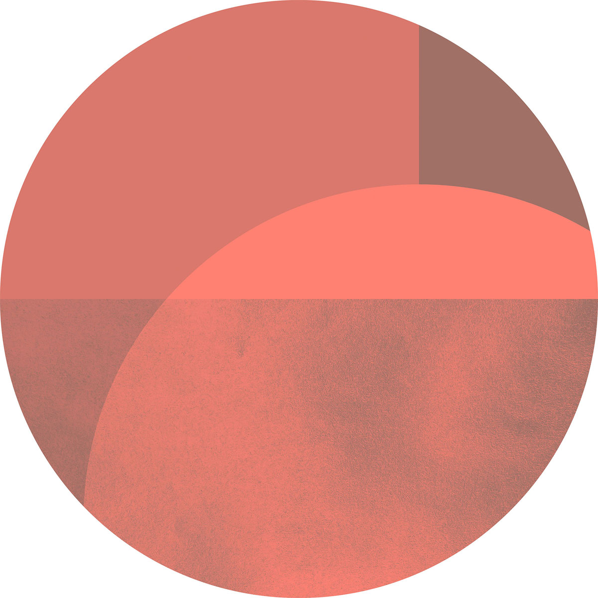 Komar  Selbstklebende Vlies Fototapete rund Roselux Durchmesser 125 cm Bild 2