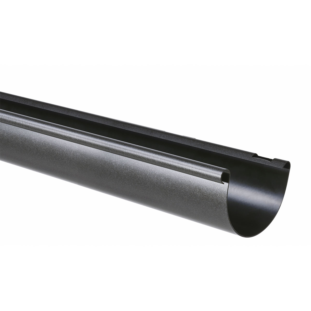 Marley Dachrinne RG 100 Kunststoff halbrund 2m anthrazit