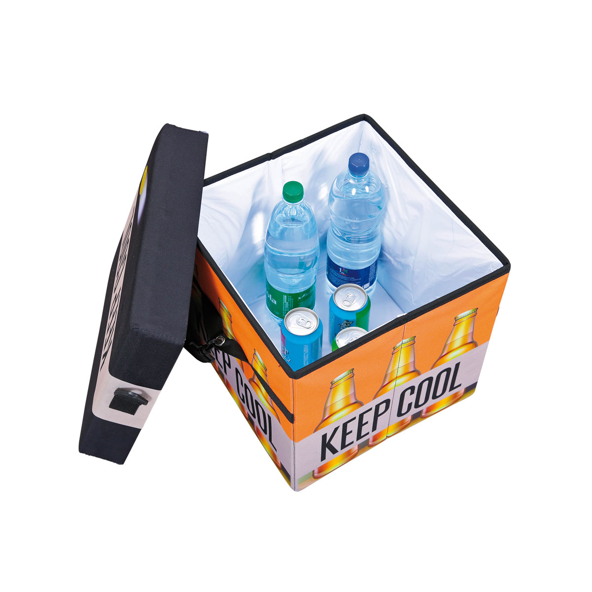 Inter Link Faltkiste „Fanbox II“, Bier, 37x36x37 cm Bild 8