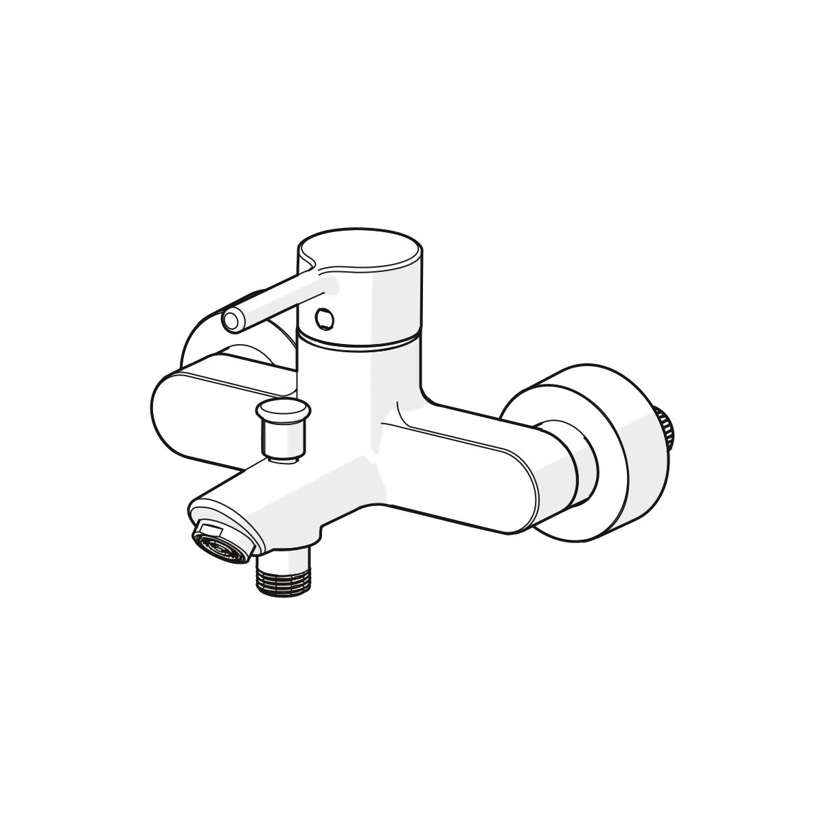 Hansa Wannenfüllarmatur „Vantis“ Chrom  Bild 3