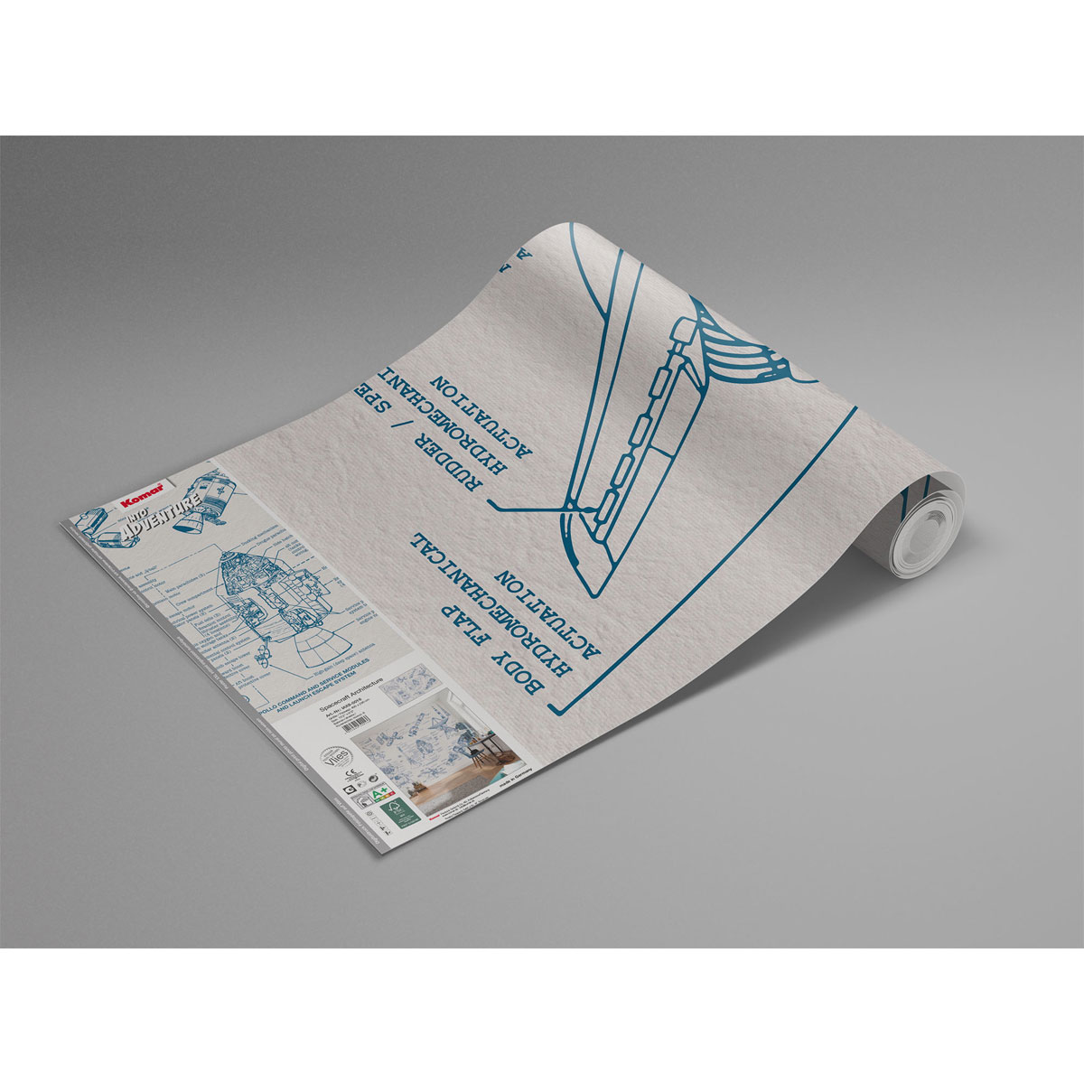 Komar  Vlies Fototapete Spacecraft Architecture 400x280 cm Bild 9