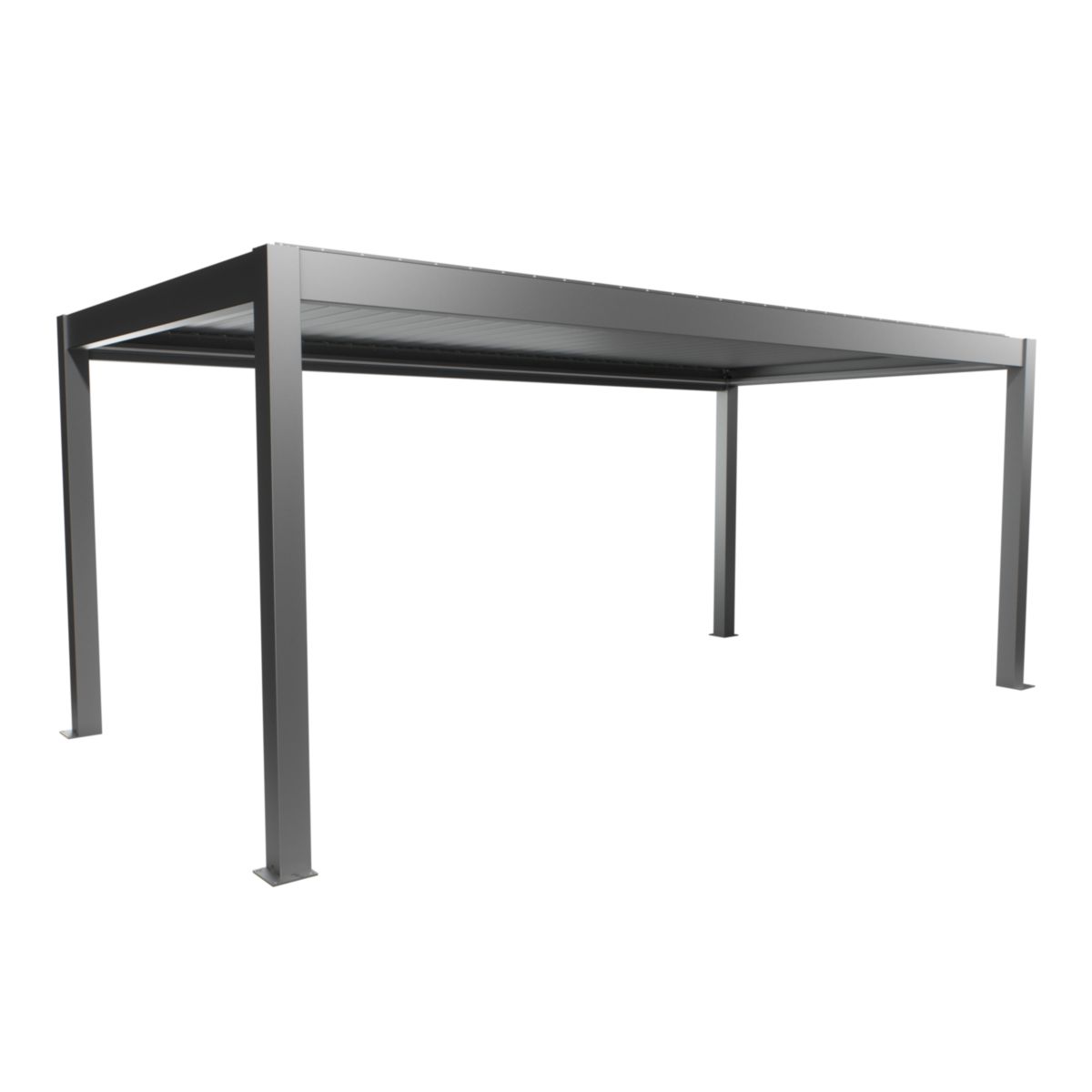 Biohort Pergola Gr. 6x3 quarzgrau-met 608x 312x 264 cm