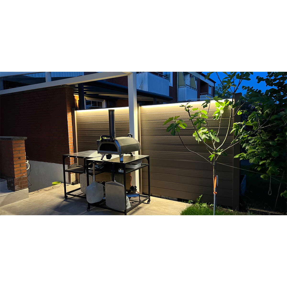 LyghtUp LED-Leuchtleiste für WPC- und Aluzäune 173,3 cm silber Bild 7