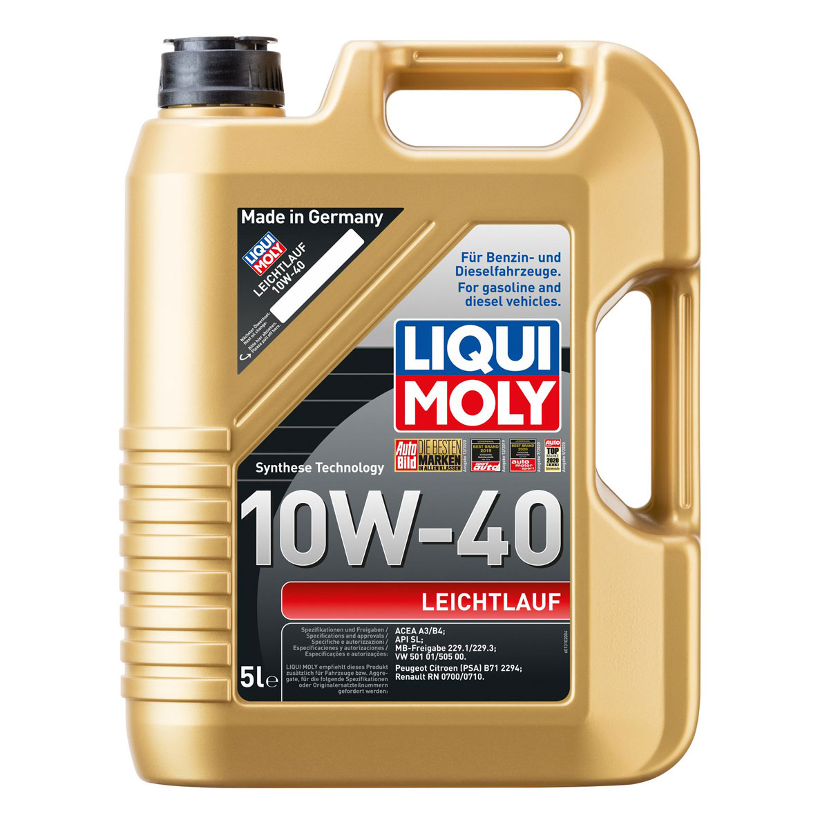 Liqui Moly Leichtlauf-Motor-Öl 10W-40 5 L