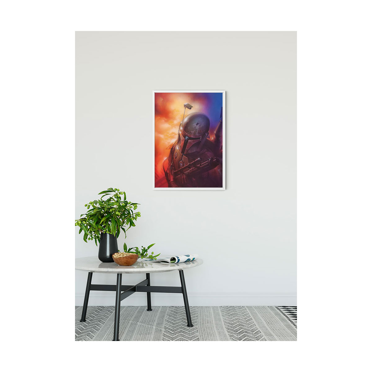 Komar  Wandbild Star Wars Classic Mandalorian 40x50 cm
