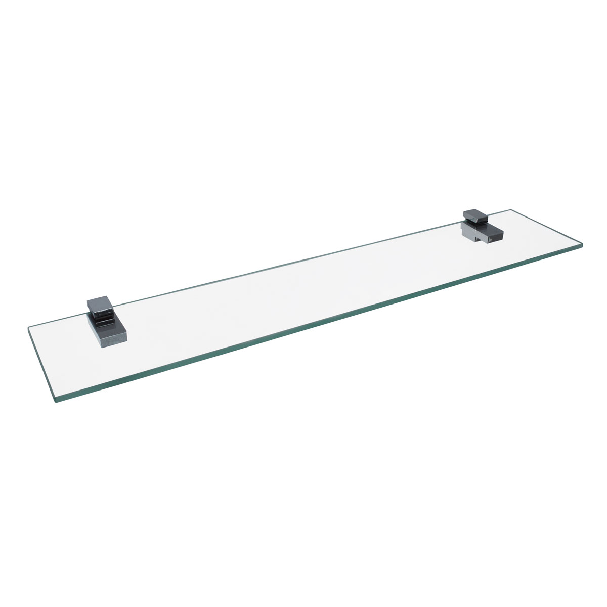 Fackelmann Glasablage 60 x 0,6 x 12 chrom inkl Befestigungsmaterial