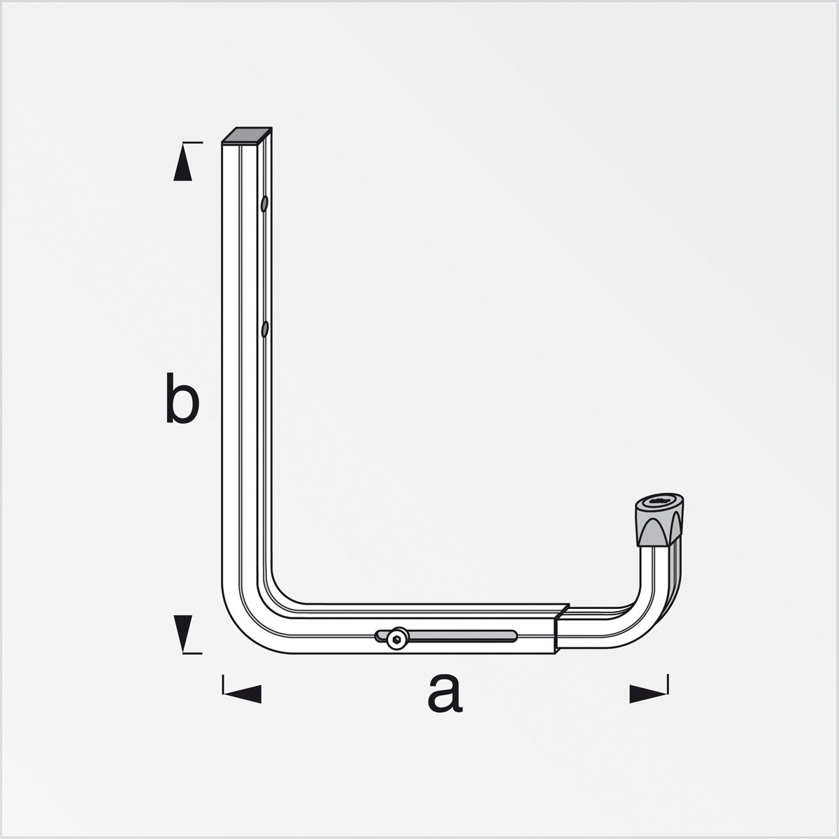 MyTool Blumenkastenhalter blank Bild 2