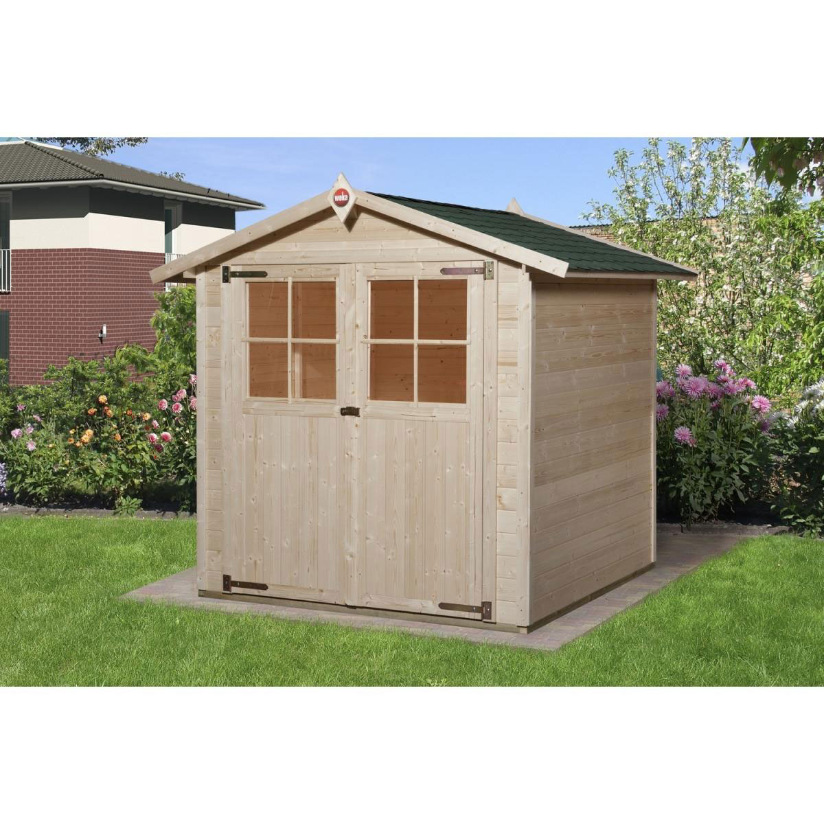 Weka Gartenhaus 316 Größe 2 19 mm natur