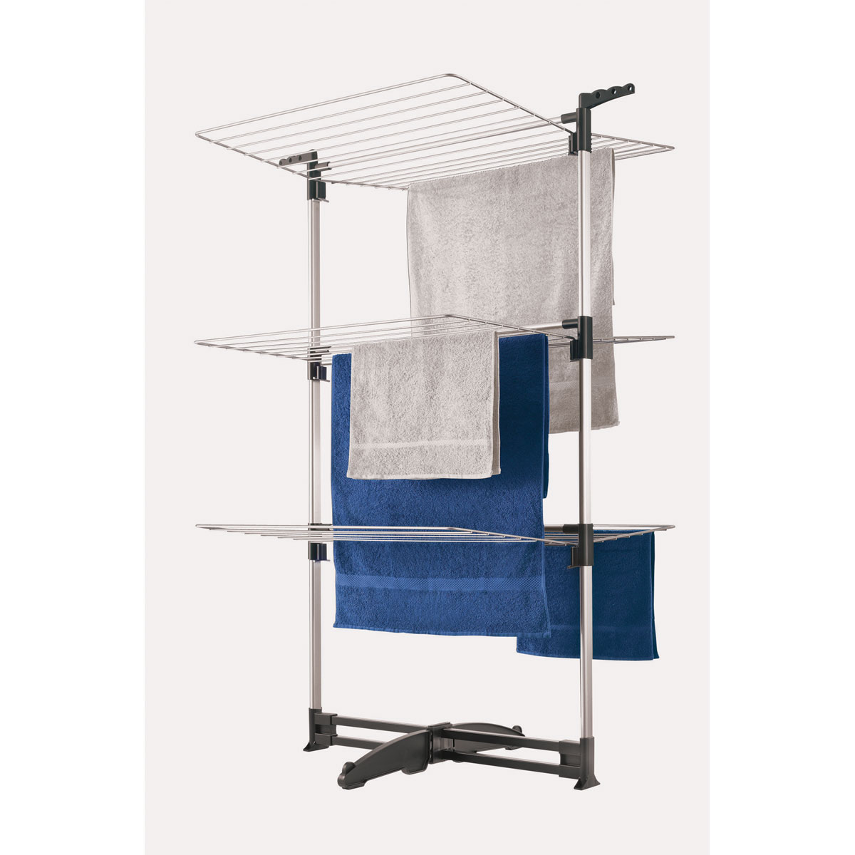 Metaltex Turm-Wäschetrockner Ciclone Vario 78 x 137 x 68 cm silber Bild 4