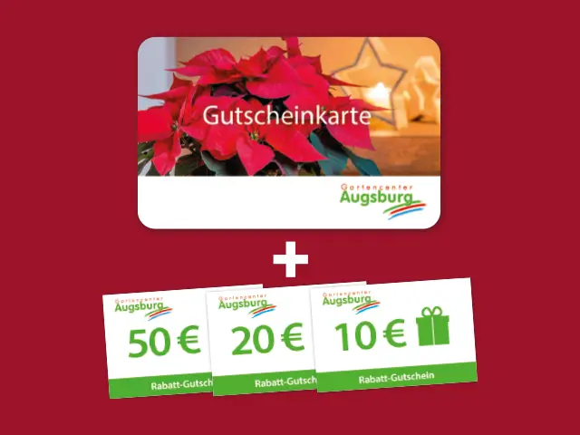 Gartencenter Augsburg Geschenkkarte plus Rabatt-Gutschein
