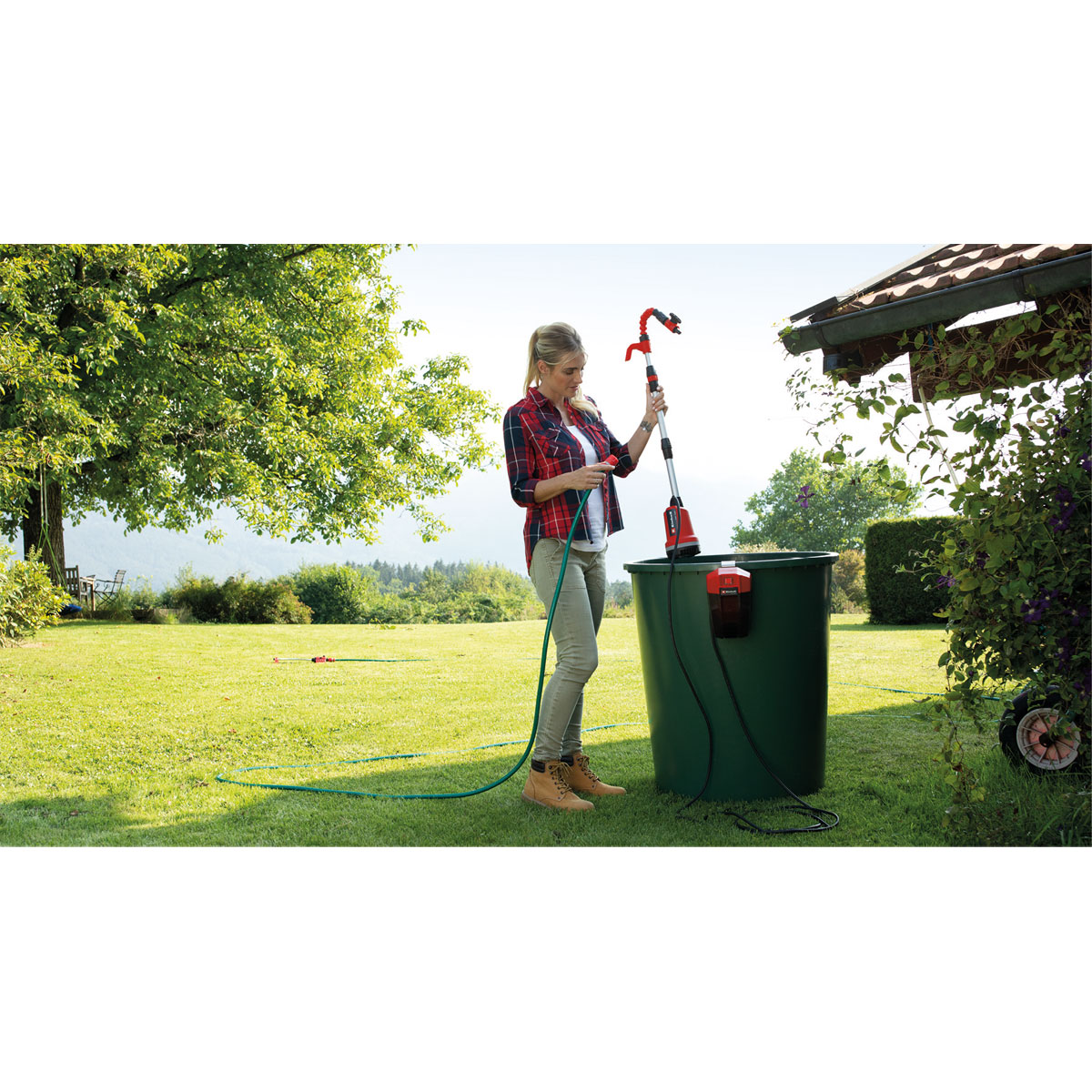 Einhell Akku-Klarwasserpumpe GE-PP 18 RB Li Solo Bild 7