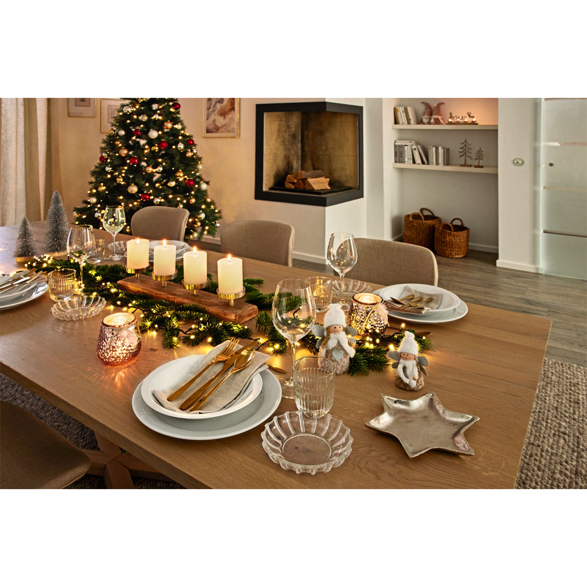 Glaswindlicht rosa sortiert 8 x 8 x 10 cm Bild 4