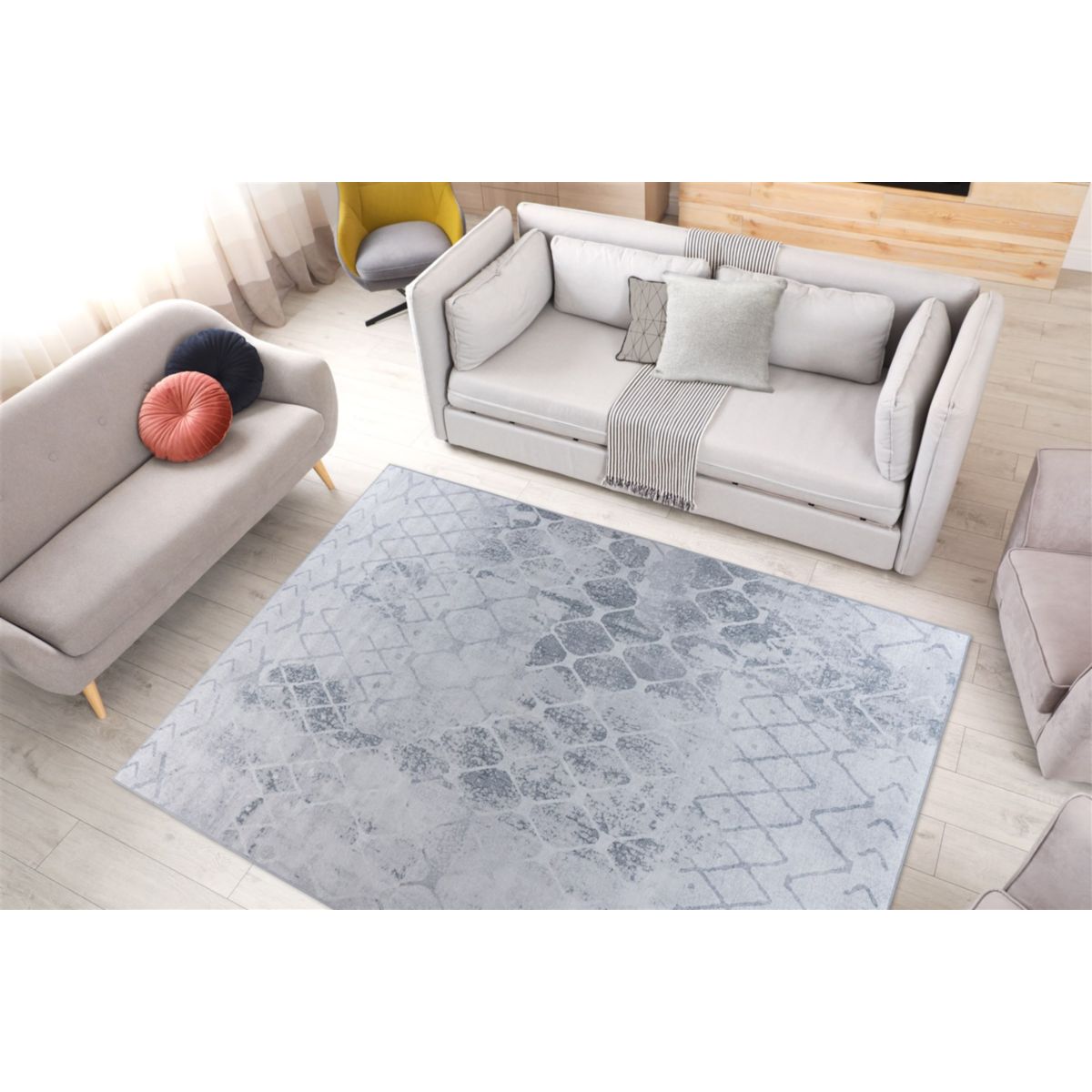 Prayer 625 Grau 120cm x 180cm Bild 2