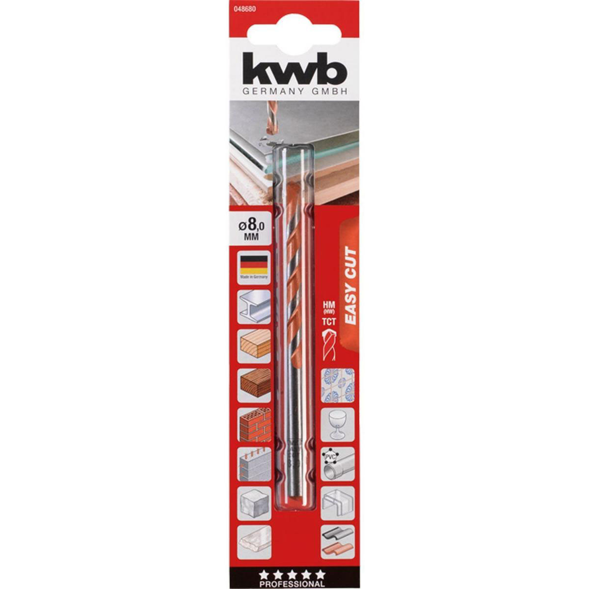 kwb  Allzweckbohrer Easy Cut Durchmesser 80 mm Bild 2