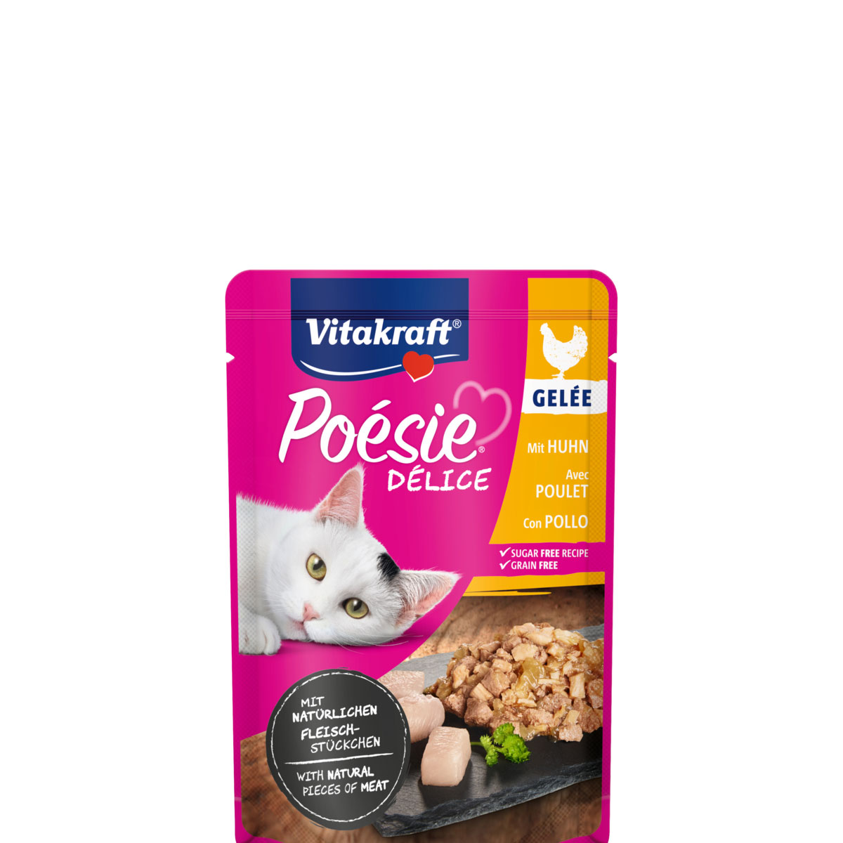 Vitakraft Poesie Delice Gelee Pouch Huhn 85g