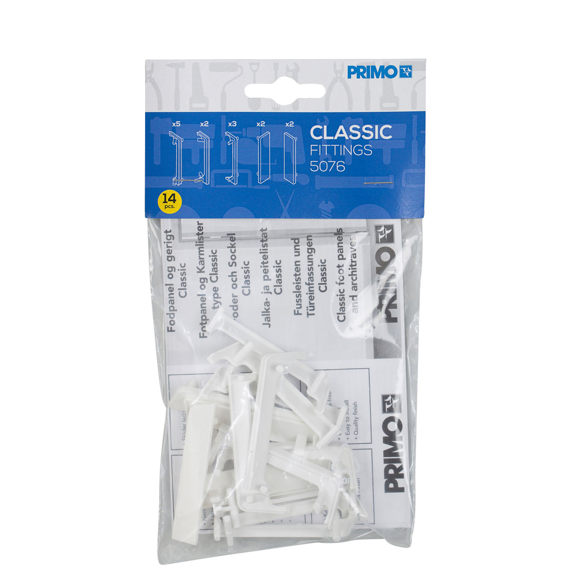 Clip Classic 14-teilig Multipack Weiss