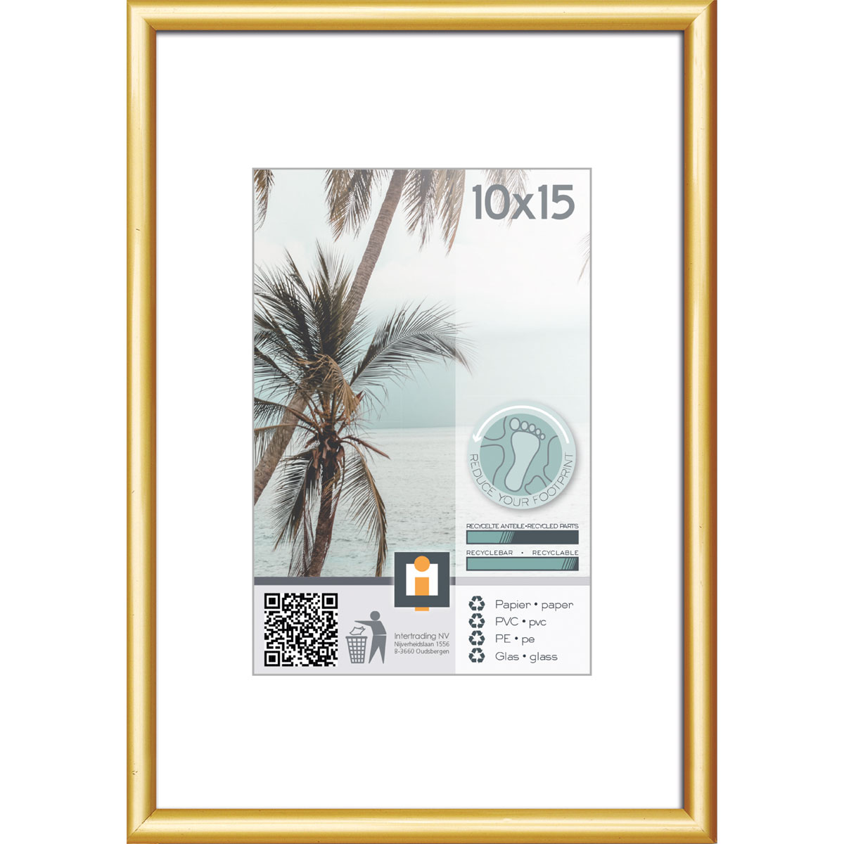 Bilderrahmen Kyoto 10x15 cm gold Bild 1