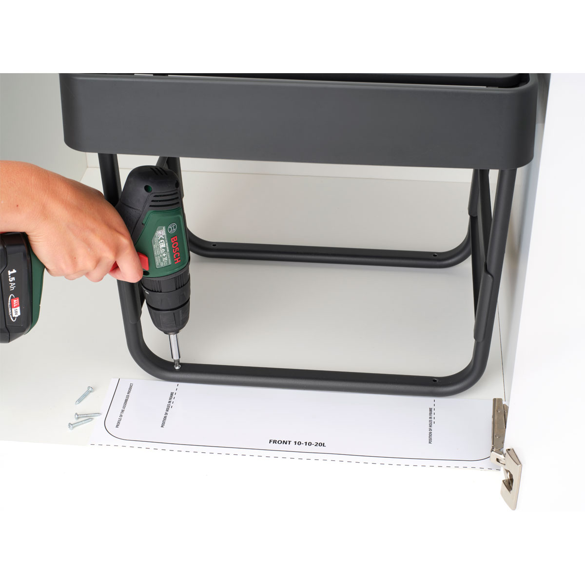 Einbaumülleimer Sort & Go 10+10+20L Bild 6