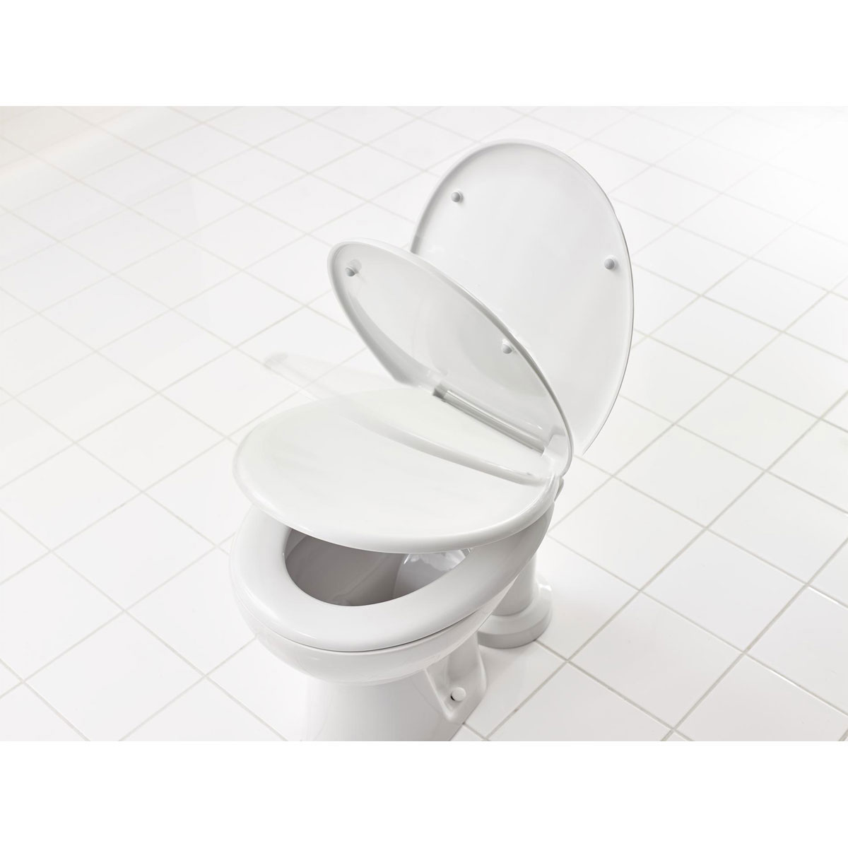 Ridder  WC-Erhöhung Premium 5 cm mit Absenkautomatik weiß Bild 6