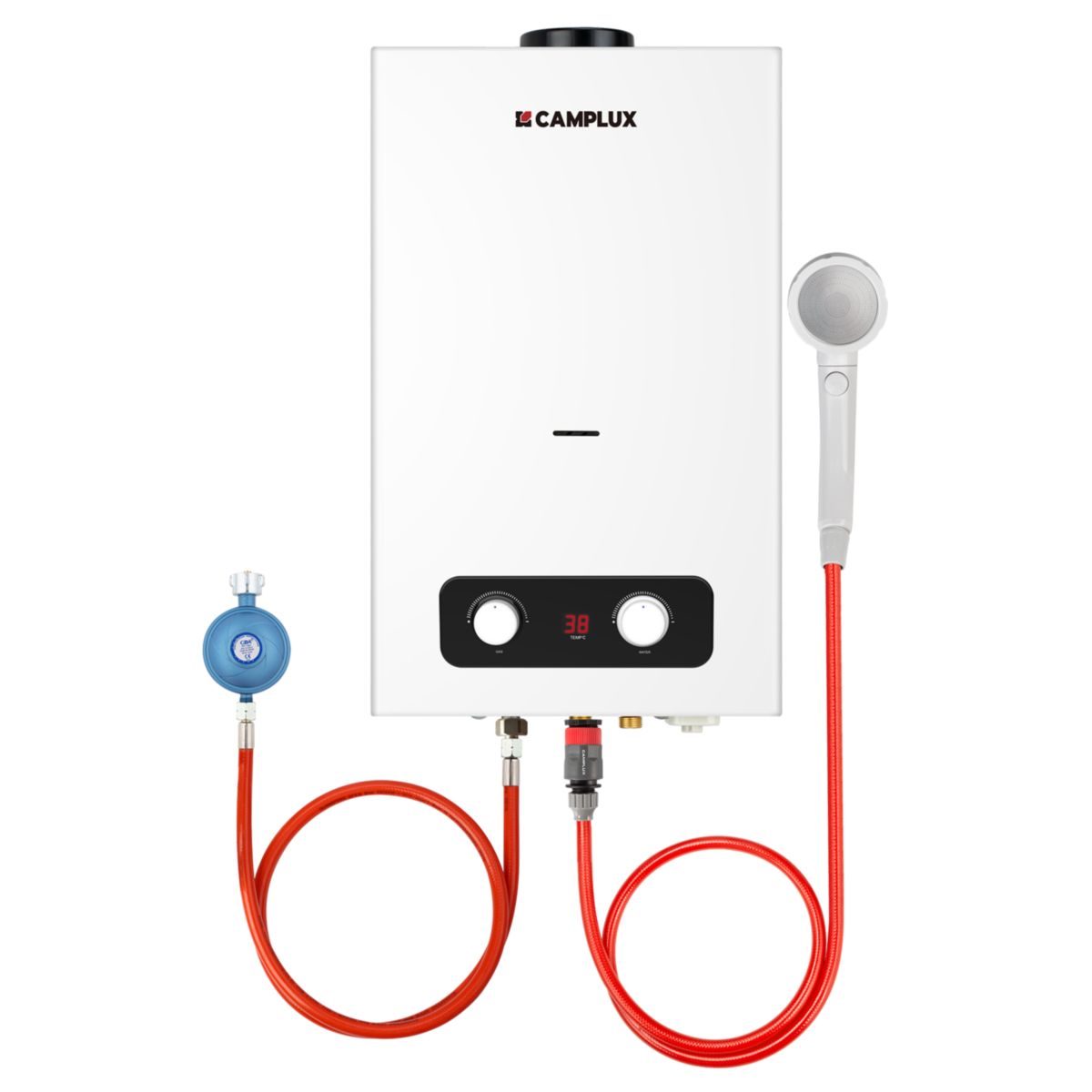 Camplux 10L Tankless Gasdurchlauferhitzer 50mbar