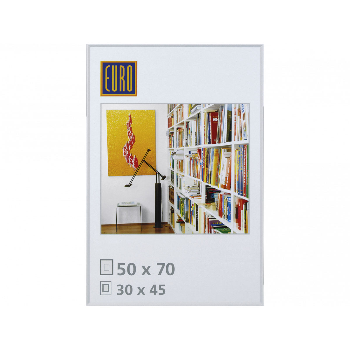 Bilderrahmen 50 x 70 cm weiß rahmenlos