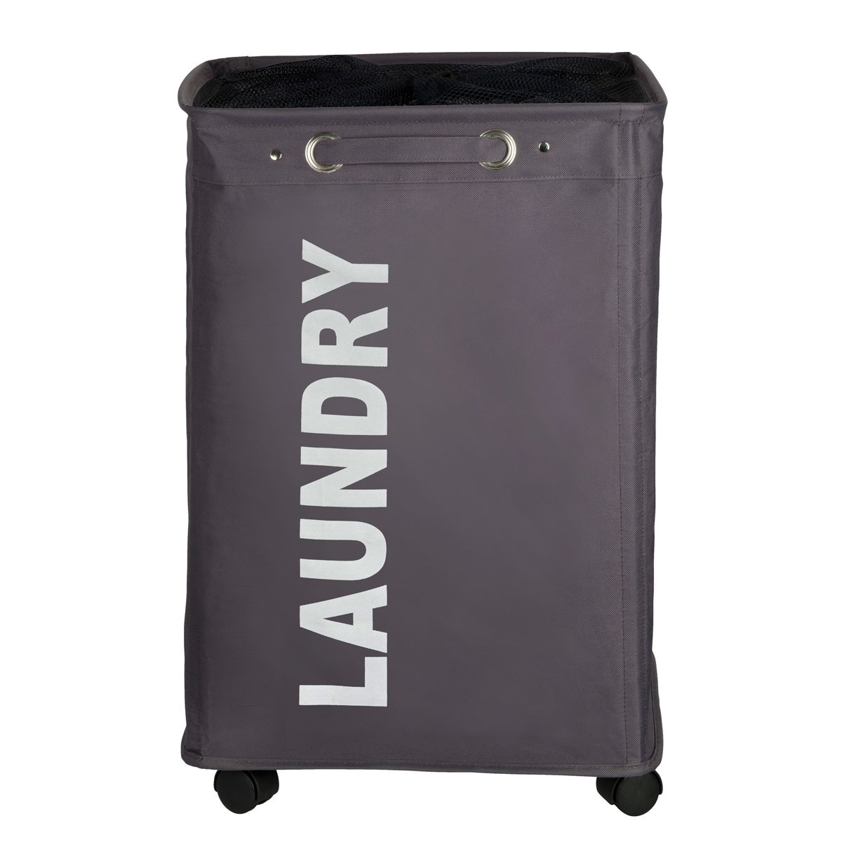 Wenko Wäschesammler Quadro grau 79 l Bild 6