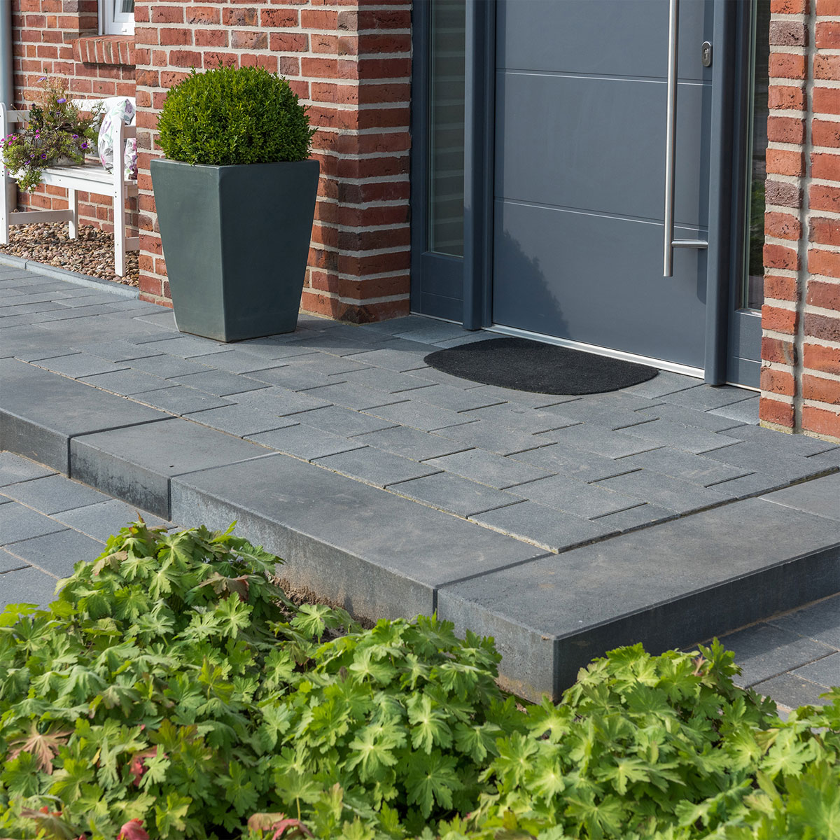 Diephaus  Blockstufe anthrazit 125 x 35 x 15 cm Bild 2