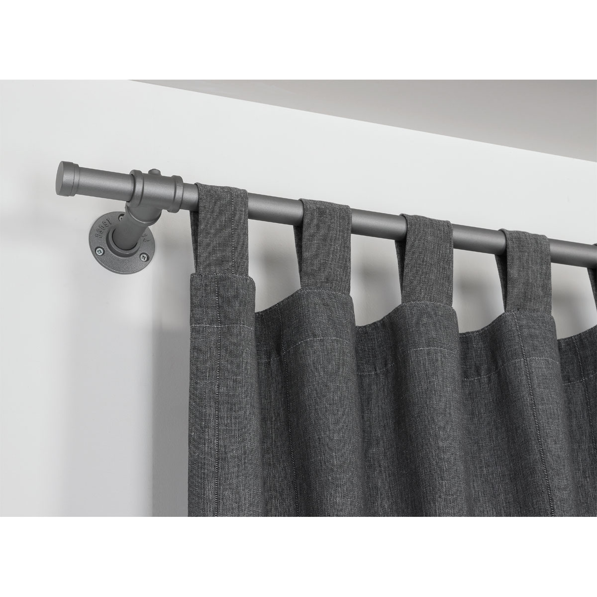 Gardinia Gardinenstange Industrial Home silber 1,6 m Bild 5