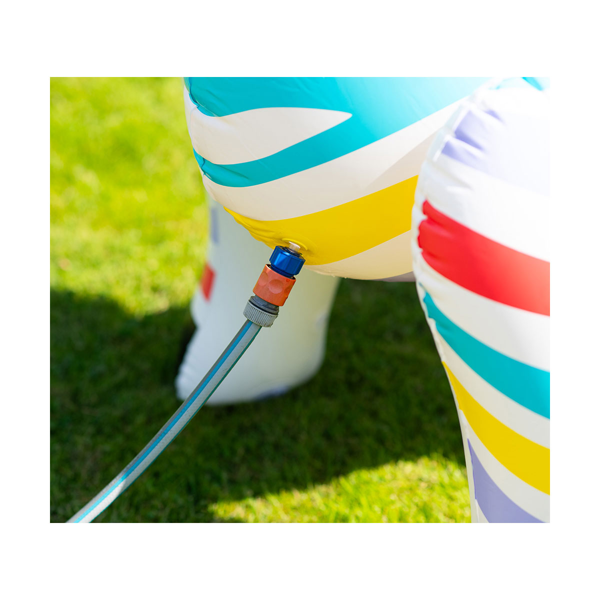 Summer Waves Wasserspielzeug Sprinkler Zebra 157x94x157cm Bunt Bild 7