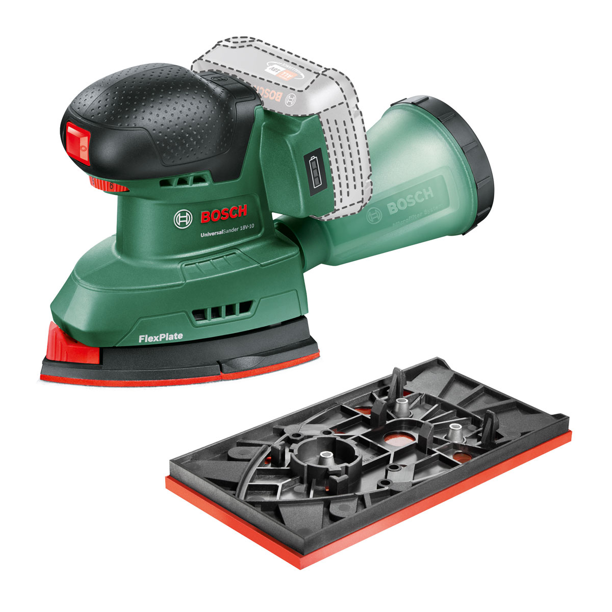 Bosch  Multischleifer UniversalSander 18V-10 Bild 1