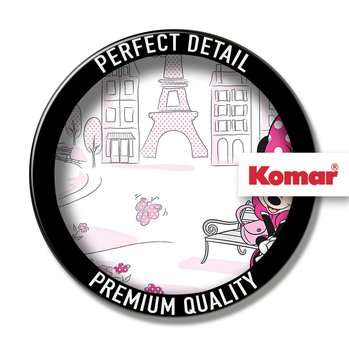 Komar  Vlies Fototapete Minnie in Paris 400x250 cm Bild 4