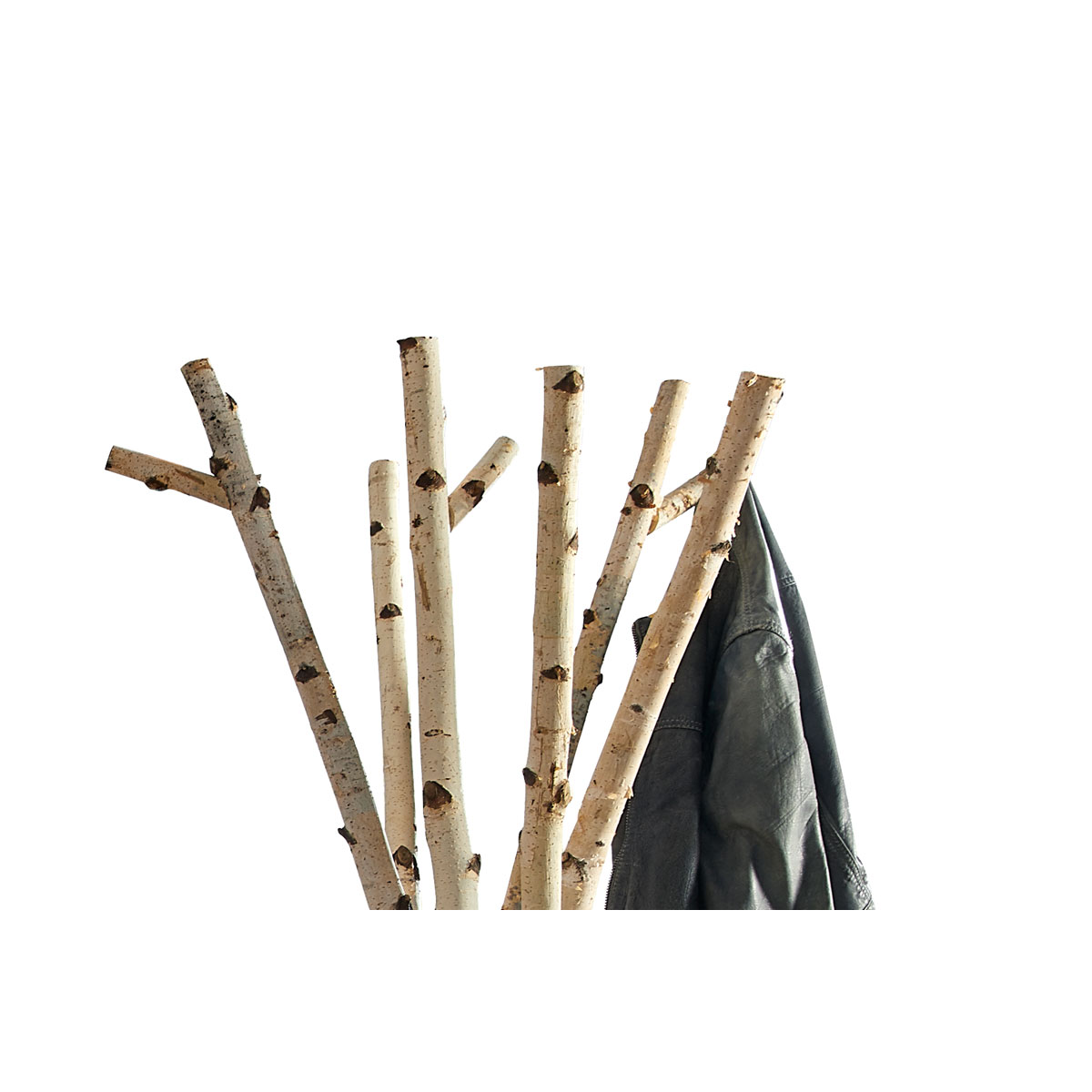 Birkenstamm 90 cm Durchmesser 2-4 cm Bild 5