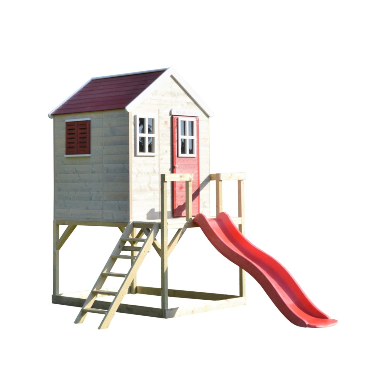 Wendi Toys Spielhaus Tiger inkl. Rutsche 310x197x242 cm Bild 11